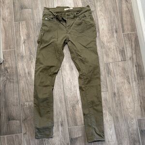 Levi's Olive Skinny Jeans for Women